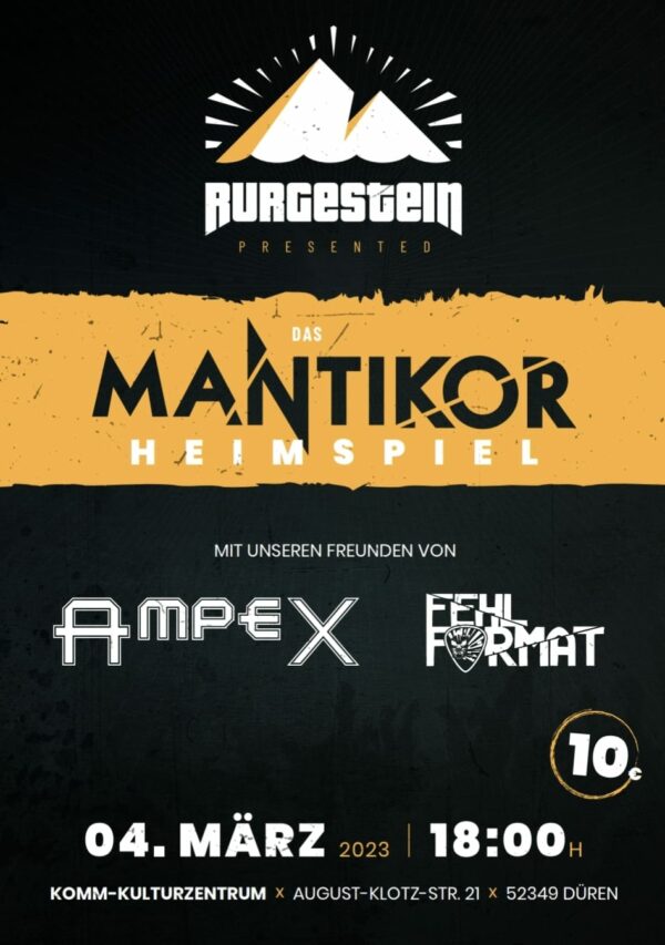 Mantikor Live Ticket